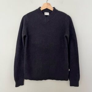 Frank & Oak Yak and Merino Wool V-Neck Pullover, Size Small